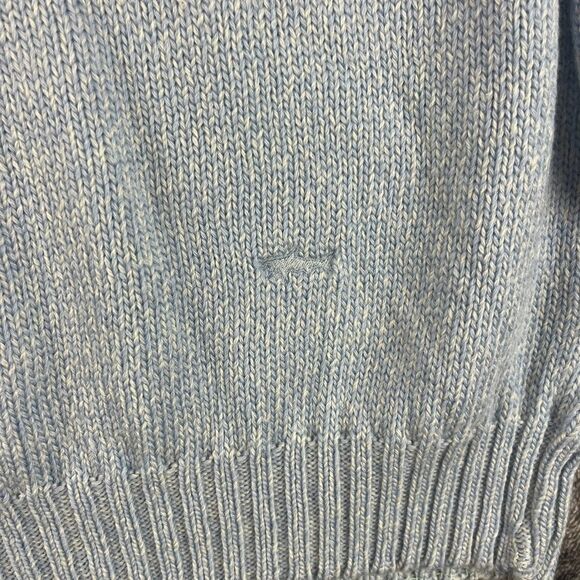 Vtg Paul & Shark Yachting Pure New Wool Knitted 1/4 Zip Sweater Blue L Italy - Picture 5 of 12
